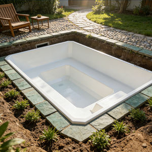 Piscina de Fibra de Vidrio Económica con Iluminación LED, Jets y Filtración, Ideal para Uso Doméstico - Product Image 4