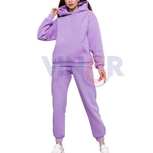 Jersey de 2 piezas para mujer, chándal con capucha, ropa deportiva de invierno de talla grande, Conjunto de sudadera transpirable con pantalones de chándal estampados, Unisex - Product Image 1