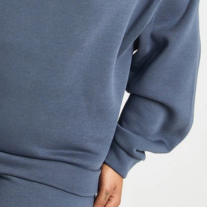 Sweat-shirt oversize à épaules dénudées pour femme avec logo personnalisé, manches longues, matière confortable et respirante pour l'hiver - Product Image 4