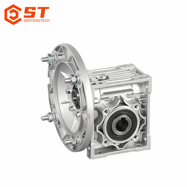 High-Torque NMRV 040 Worm Gearbox - Low Backlash 90 Degree Speed Reducer, Replaces Motovario NMRV Series