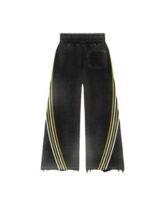 Chándal pantalones de chándal traje de sudor lavado con ácido francés Terry Zip up Dtg impresión personalizado Vintage lavado hombres sudaderas con capucha conjunto transpirable - Product Image 5
