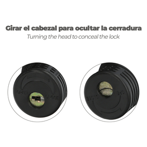 Cavo a Spirale per Bicicletta con Chiave O/ 12 mm. x 150 cm. - Product Image 4