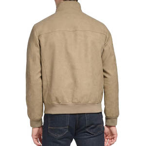 Chaquetas de bombardero de hombre de alta calidad de diseño personalizado 2025 transpirables con decoración de bolsillo con cuello levantado chaqueta con logotipo personalizado para hombre - Product Image 2