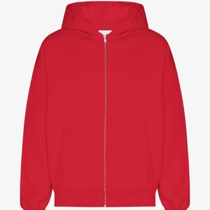 2025 sudaderas con capucha personalizadas para hombre 100% algodón pesado de gran tamaño Zip Up Drop Shoulder Pocket sudaderas con capucha en blanco funcionales para hombres - Product Image 4