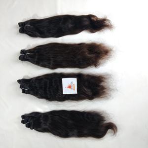 Venta al por mayor 100% virgen vietnamita cutícula alineada natural negro paquetes de pelo de las mujeres extensiones de cabello indio extensiones de cabello humano - Product Image 3