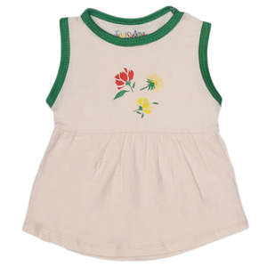 Robe pour bébé nouveau-né Chase Value, tissu interlock blanc, 0-3 mois - Product Image 1