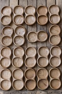 100%premium quality wooden serving platter <b>with</b> dip <b>bowl</b> - Product Image 3