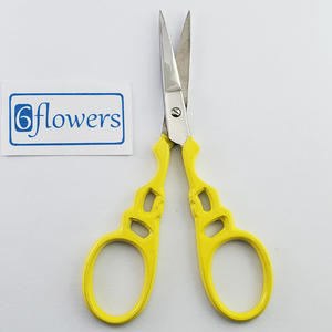 Fabricante de tijeras para bordar, tijeras de corte de tela para enhebrar, tijeras para manualidades con cuchillas rectas y afiladas para obras de arte - Product Image 2