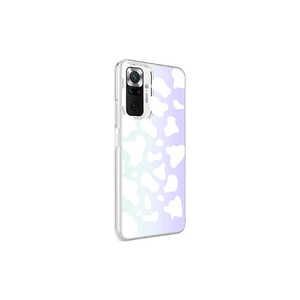 Funda de Silicona con Diseño de Vaca Azul para Xiaomi Redmi Note 10 Pro, Elegante, Protectora, con Correa y Electrochapado Compatible - Product Image 1
