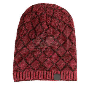 Comfortable High Manufacture Custom Design Jacquard Slouchy <b>Beanie</b> Hats Low Price <b>Light</b> Weight Jacquard Slouchy <b>Beanie</b> Hats - Product Image 3