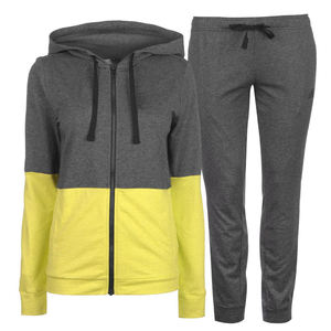 Ensemble de survêtement deux pièces vert à rayures pour femmes/ensemble de survêtement de Gym - Product Image 6