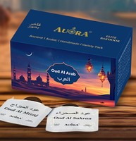 Fait à la main luxueux Dubai Bakhoor naturel Oud bois d'agar encens 20 + parfums maison chambre désodorisant avec étiquette personnalisée prix d'usine