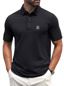Polo d'été pour hommes avec logo personnalisé de sport Polo tricoté à manches courtes Polo de golf respirant - Product Image 5