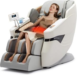 Fauteuil de massage complet, inclinable en apesanteur, mode automatique, technique de massage, airbags, massage avec étirements de yoga, contrôle par application, négatif - Product Image 1