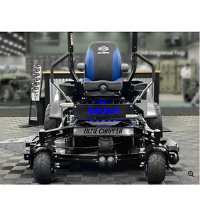 Tondeuse autoportée Dixie Chopper XCaliber 74 de qualité industrielle à braquage zéro, sans fil, 4 temps, 22 CV, 48 V, avec source d'alimentation en acier – Vente rapide - Product Image 1