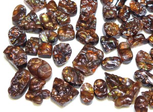 ดรูซี่ทรงหลังเบี้ยหินโมราไฟเม็กซิกันแบบหลวมสำหรับทำเครื่องประดับหินดรูซี่สโตนความสว่างสูงจากธรรมชาติ - Product Image 4