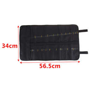 กระเป๋ามีดเชฟหนังแบบสั่งทำกระเป๋าม้วนมีดทนทานกระเป๋ามีดหนัง - Product Image 2