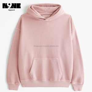 Sweat à capuche polaire écologique pour homme avec finition délavée, design épaules tombantes, 430 g/m², style streetwear, coupe classique, doublé - Product Image 6