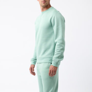 Custom Men's Regular Fit Quarter <b>Zip</b> <b>Hooded</b> Sweatshirt 100% Cotton Solid Winter Breathable 260g - Product Image 3