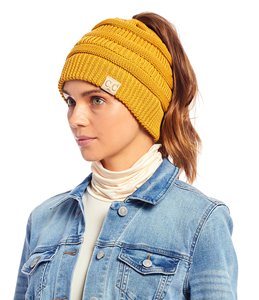 Gorros de mujer de algodón orgánico certificado 100% GOTS - Product Image 1