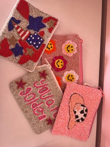 Monedero de Cuentas para Mujer, Estilo Inspirado, Monedero de Cuentas, Cartera de Cuentas (Rojo) - Product Image 6