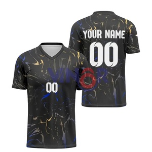 Camiseta de fútbol personalizada 2025 para Unisex, nombre/número de equipo sublimado completo, camiseta de entrenamiento personalizada con servicio OEM - Product Image 4