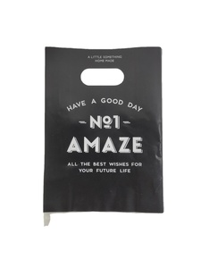 Bolsas de plástico troqueladas con logotipo personalizado, accesorios personalizados para compras, embalaje de cosméticos para negocios pequeños - Product Image 3