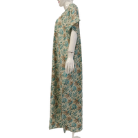Chemise de nuit décontractée pour femme, col en V, taille élastique, longueur genou, manches courtes, été, polyester/rayonne doux