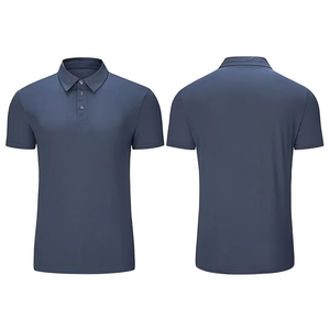 Poliéster seco de golf con logotipo personalizado para polos con diseño de Camiseta deportiva bordada tejida para sublimación - Product Image 2