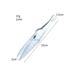 คีมคีบก้างปลาสแตนเลสแบบพกพาเครื่องมือกำจัดกระดูกสำหรับทำความสะอาดและทำอาหารในครัวอาหารทะเล - Product Image 5