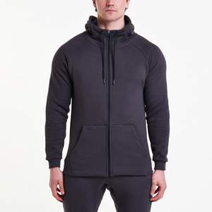 เสื้อฮู้ดขนแกะแบบมีซิปของผู้ชายผ้าฝ้ายพิมพ์ลายทุกอย่างผสม100% ฤดูหนาวกำหนดได้เอง2025 - Product Image 2