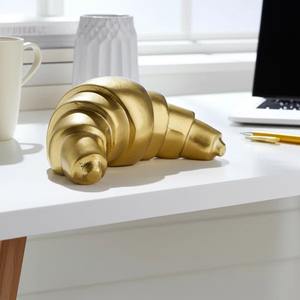 Sculpture de fleur en métal doré de luxe Pièce maîtresse de table artisanale artistique Accent décoratif distinctif pour les maisons modernes - Product Image 3