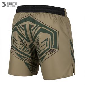 Shorts de course pour hommes personnalisables, fabriqués en polyester, sublimation, style décontracté, taille mi-haute, design personnalisé, shorts d'été pour hommes - Product Image 2