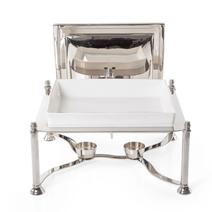 Plat à chafing en acier inoxydable de haute qualité avec une construction robuste pour une utilisation durable dans la restauration et l'hôtellerie - Product Image 3