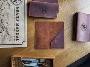 LBH-0172ใส่ธนบัตรสำหรับแขกหนังแท้โลโก้ร้านอาหารสั่งทำได้ - Product Image 5