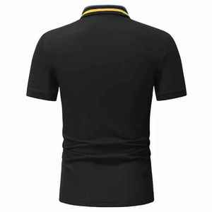 Polos en blanco de alta calidad para hombres y mujeres, polos transpirables antiarrugas de manga corta con botones - Product Image 2