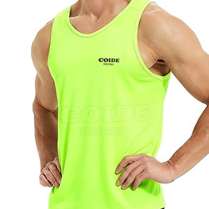 Débardeur pour homme, nouveau, polyester, haute qualité, débardeur sans manches pour le fitness, vêtements pour homme, débardeur de sport pour le fitness - Product Image 2