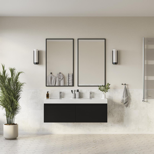 Muebles de Baño de Madera Hechos a Mano de Diseño Contemporáneo y Estilo Moderno con Cajones, Listos para Armar