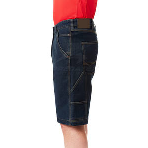 Pantalones cortos de mezclilla para hombre, corte ajustado, estilo casual de verano, diseño moderno, 100% algodón, secado rápido, transpirable, de alta calidad, para uso diario - Product Image 4