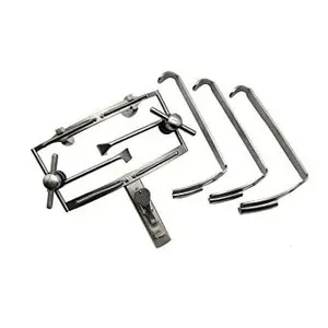 Écarteur buccal McIVOR en acier inoxydable, instrument chirurgical dentaire avec lames - Product Image 2