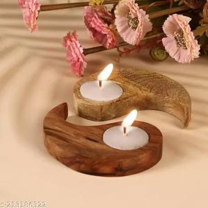 Bougeoir en bois fabriqué à la main avec support de pilier pour la décoration intérieure mariages événements de noël prix de gros directs d'usine - Product Image 6