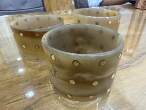 Brazalete de Moda Natural, Brazaletes Delgados de Cuerno de Búfalo Natural con Diseño Simple para Mujer, de la India - Product Image 2