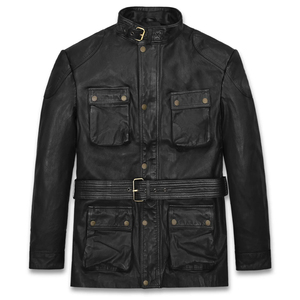 Veste en cuir pour homme, mode, prix bas, veste en cuir épaisse, veste d'hiver, vêtements d'automne et d'hiver, vestes en cuir - Product Image 1