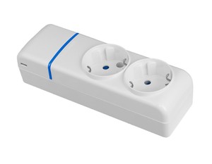 Presa multipla serie ION, 2 prese senza fili, senza interruttore, 16A 250V (Solera 8002P) - Product Image 1