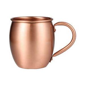 แก้วมักทองแดงมอสโกโบราณแก้วค็อกเทลธรรมดาพร้อมหูจับสำหรับกาแฟและเครื่องดื่มสำหรับกลับไปโรงเรียน - Product Image 1