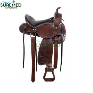 Selle de dressage et de saut en cuir durable et réutilisable pour l'équitation professionnelle, design ergonomique confortable, haute qualité - Product Image 1