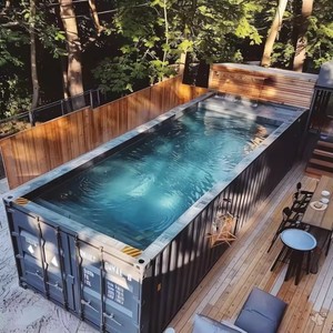 Grande <span class=keywords><strong>piscine</strong></span> familiale moderne <span class=keywords><strong>hors</strong></span> <span class=keywords><strong>sol</strong></span>, grande taille, en fibre de verre, <span class=keywords><strong>prix</strong></span>, conteneur d'expédition de 20 pieds, <span class=keywords><strong>coque</strong></span> de <span class=keywords><strong>piscine</strong></span> extérieure - Product Image 5