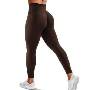 Leggings de Cintura Alta para Mujer, Compresión, Color Sólido, Ecológicos, Secado Rápido, Ligeros, Transpirables, Largos, Cintura Elástica Personalizada - Product Image 5
