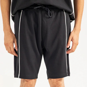 Pantalones cortos de gimnasio entrenamiento correr 100% algodón Multi paneles cintura media Casual sólido transpirable entrenamiento pantalones cortos para hombres - Product Image 1