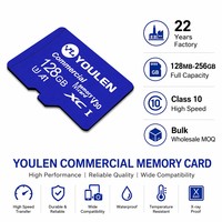 Carte mémoire TF classe 10, 128 Mo, 256 Go, carte SD haute vitesse pour téléphone, appareil photo, tablette, DVR